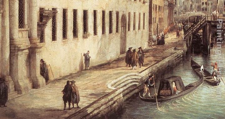 Canaletto Rio dei Mendicanti (detail)